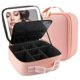 thumbnail image 1 of Estuche de maquillaje MOMIRA con luz y espejo rosa, 1 of 8