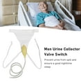 thumbnail image 3 of Pee Collector Holder, Spill  Wearable 1000ML Men Urine Collector Convenient Use  for Home Hospital, 3 of 8