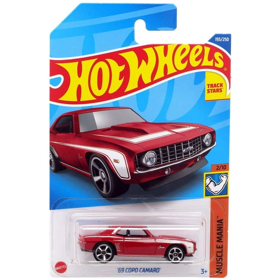 Hot Wheels Muscle Mania '69 Copo Camaro Diecast Car