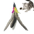 thumbnail image 1 of Cat Wand Toy Attachment Fake Feather Pet Teaser Refill Cat Stick Toy Replacement, 1 of 10