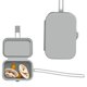 thumbnail image 1 of Estuche de silicona para chupetes Baby's Aid, apto para lavavajillas, gris, 1 of 9