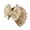 Khaki, variant on QHFBli Baby Girl Toddlers Breathable Cotton Hat Knotted Hat Cute Donut Soft Turban Bow Knot Cap One Size