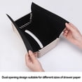 thumbnail image 4 of Woven Tissue Box Leather Elegant Household Napkin Case Sophisticated Premium Scandinavian Style Drawer For Home Car Restaurant Use Deals Of The Day Clearance, 4 of 9