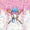 Pink Blue, variant on Castle Fairy Sport Baseball Print Twin Duvet Cover, Pink Ice Cream Drip Twin Bedding, Light Blue Pink White,2pcs,1 Duvet Cover and 1 Pillowcase