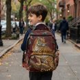 thumbnail image 5 of Xixirimido Tiger Kids Backpack for Boys Preschool Elementary Students Bookbag 17inch Large School Bag Multi-pocket Lightweight Backpacks, 5 of 8