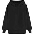 thumbnail image 4 of Sudaderas con capucha de gran tamaño para mujer, sudaderas, manga larga, jersey liso, chaqueta de transición de invierno, sudadera con capucha, chaqueta para exteriores, 4 of 5