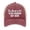 Red, variant on Funny Slogan Washed Cotton Baseball Cap Vintage Casual Dad Hat for Women Outdoor Travel Daily Wear - 4.92" Brim Pink