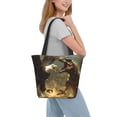 thumbnail image 6 of Bingfone Dinosaur Bald Eagle Women Shoulder Tote Bags Casual Bag Ladies Shopping Handbag, 6 of 6