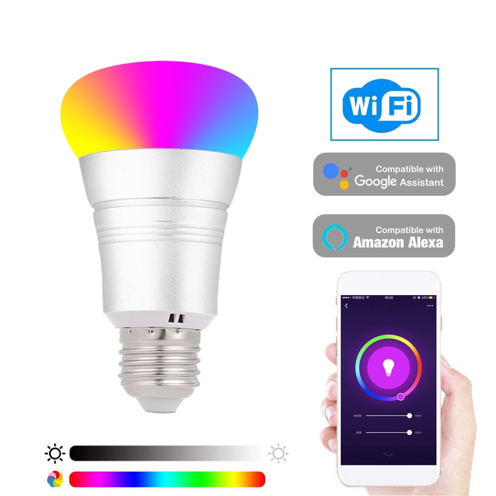 Colorful Light Bulb,LED,RGB,9w,B22 Color Changing,Light Bulbs,Remote Control Multiple Modes,Timing,Sync,Dimmable,Warm White Home,Office Exhibition Lighting-Silver 1pcs Colorful Light Bulb,LED,RGB,9w,B22 Color Changing,Light Bulbs,Remote Control Multiple Modes,Timing,Sync,Dimmable,Warm White Home,Office Exhibition Lighting-Silver 1pcs