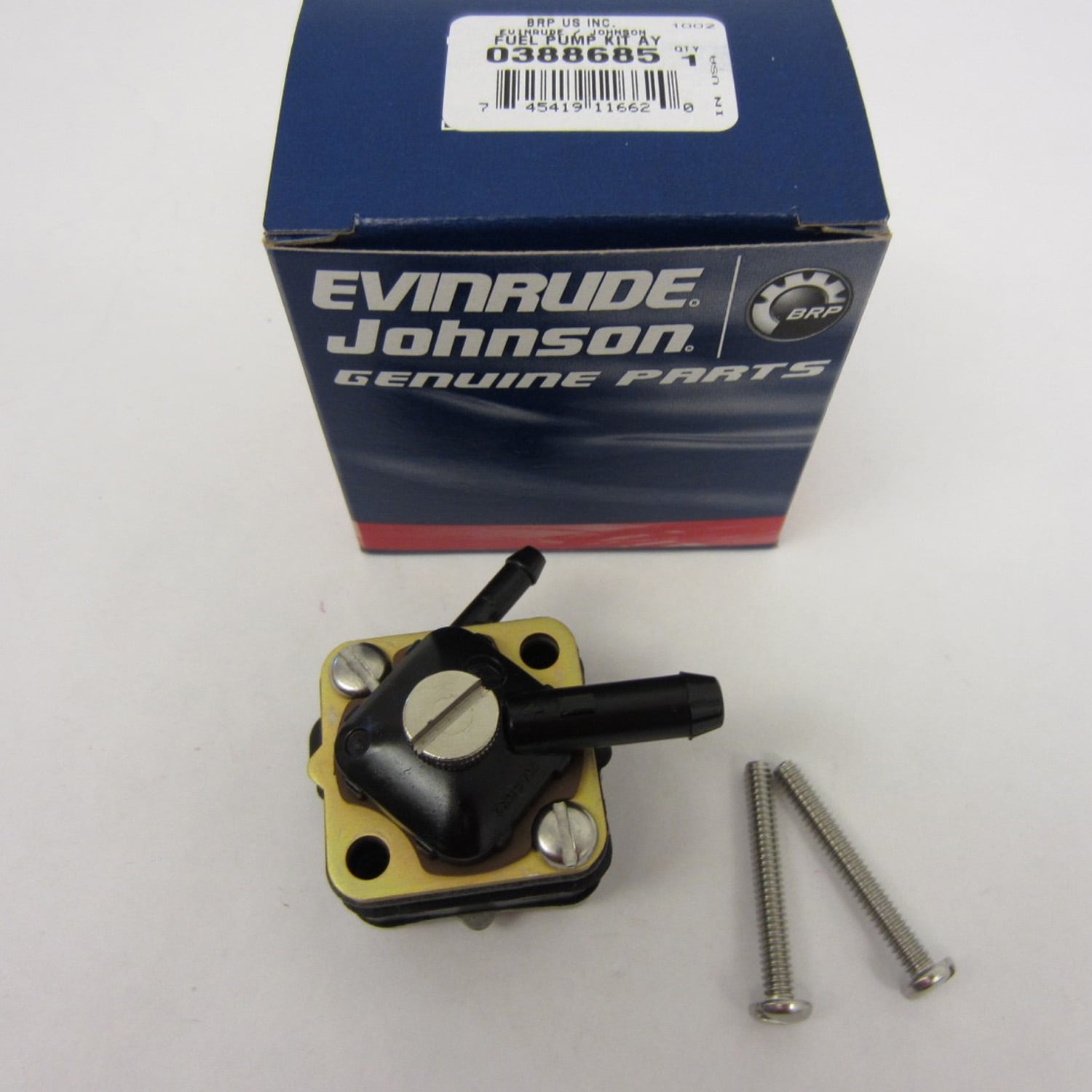 Johnson/Evinrude/OMC New OEM FUEL PUMP & SCREW KIT 0388685, 388685