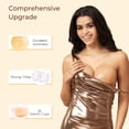 thumbnail image 4 of Women's Sticky Bra Push up Invisible Adhesive Bra Strapless Silicone Bra Multiple Colors Sizes Reusable for Backless Dress, 4 of 7