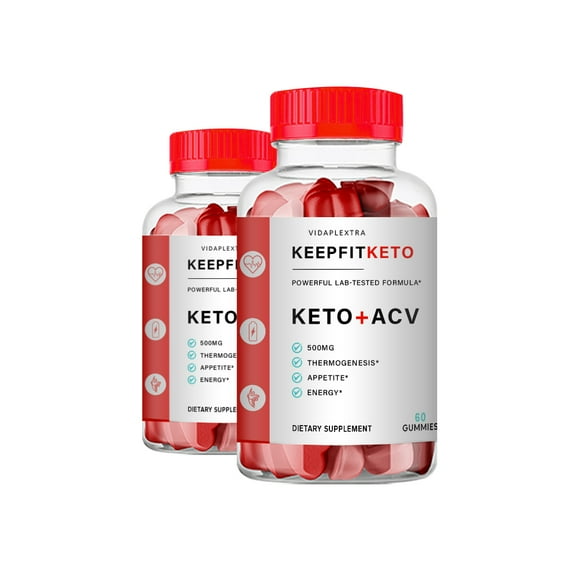 (2 Pack) Keep Fit Gummies - Keep Fit Keto   ACV Gummies