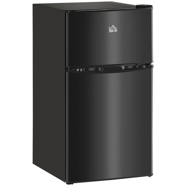 Double Door Mini Fridge with Freezer, 3.2 Cu.Ft Compact