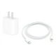 thumbnail image 2 of Cargador 20w Carga Rápida Para iPhone Tipo C Cable y Adaptador tipo C Color Blanco, 2 of 4