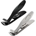 thumbnail image 1 of Nagelklippare för Tjocka Tånaglar, Ergonomiskt Vinklat Huvud Senior Tånagelklippare, Shirem Nagelklippare Black+Silver, 1 of 1
