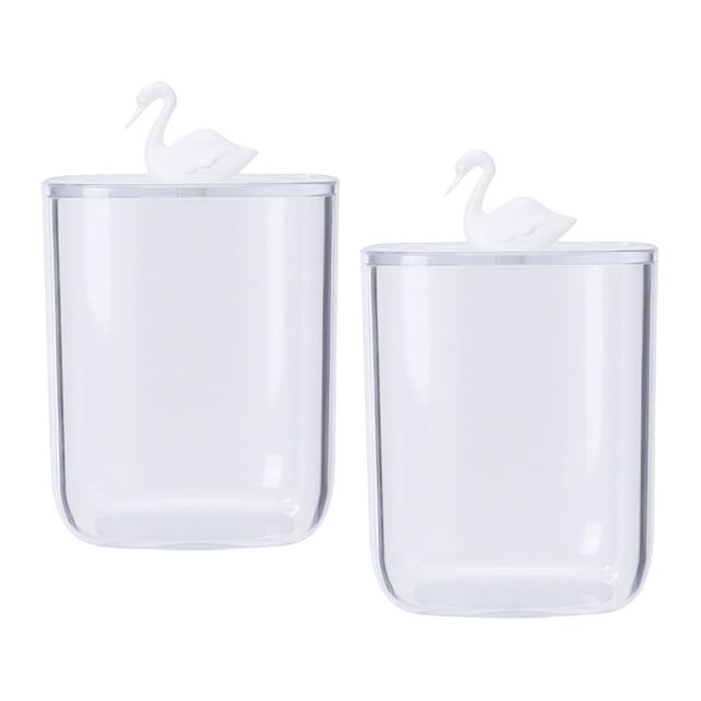 Organizador de almohadillas de maquillaje de viaje Opbergpotten Sieradendoos Transparante opbergkoffer Cisne