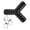 Black, variant on Lerpwige Drain Connector Various Outlet Y Design Plastic Texture Suitable for Pipe