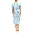 thumbnail image 4 of EZI Women's Plus Cotton-Rich Short Sleeve Darling Nightgown, 4 of 6
