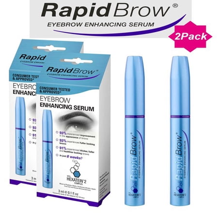 2 PACK Ra-pidB-row Eyebrow Enhancing Serum, 3ml /0.1 Fl Oz, New Look
