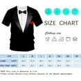 thumbnail image 5 of Rebaike Tuxedo T-Shirt Funny Suit Design Graphic Tee Novelty Tux Shirt Fake Suit Tee, 5 of 8