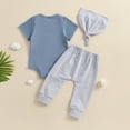 thumbnail image 6 of Okbabeha Little Brother Newborn Outfit T-Shirt Romper Top and Pants Sets Baby Coming Home Hospital Clothes Summer Clothing, 6 of 8