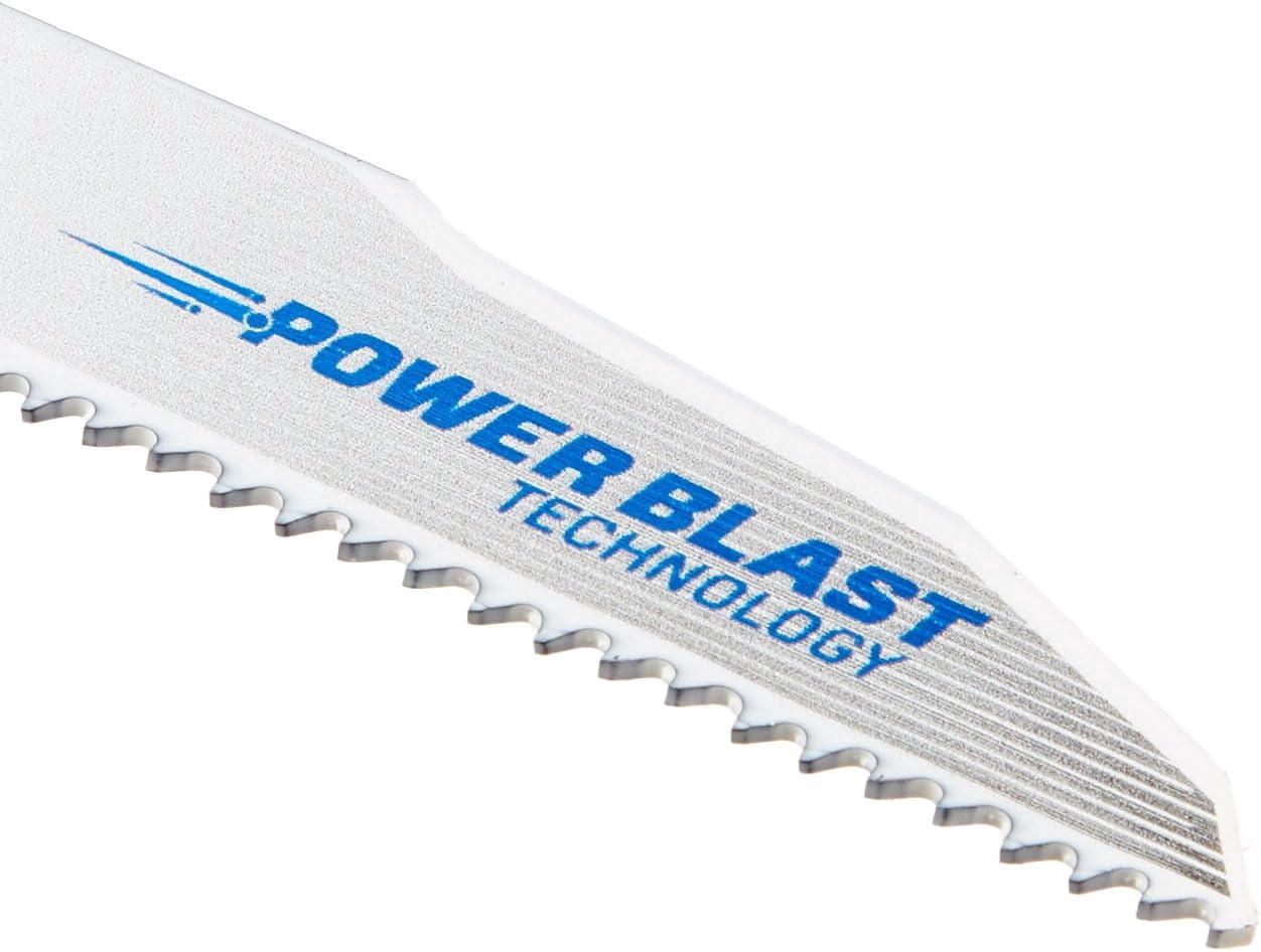 Tools Demolition Reciprocating Saw Blade with Power Blast Technology, Bi-Metal, 12-inch, 6 TPI, 5/PK
