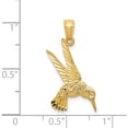 thumbnail image 5 of 14K Yellow Gold Hummingbird Pendant (25 X 13) Made In United States yc597, 5 of 6