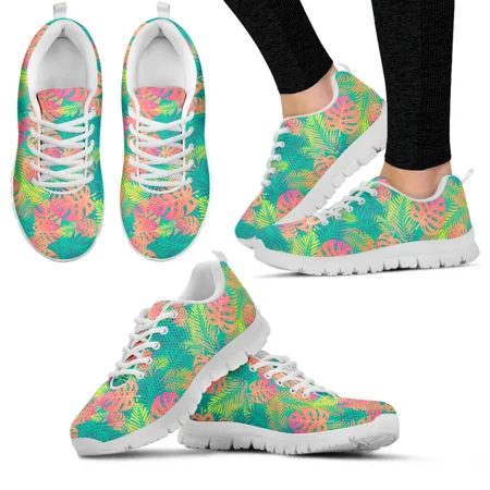 

Fashion Tropical Vegetation Print Comfortable Sneakers Leaf Design Casual Shoes Women s Footwear Zapatos Planos
