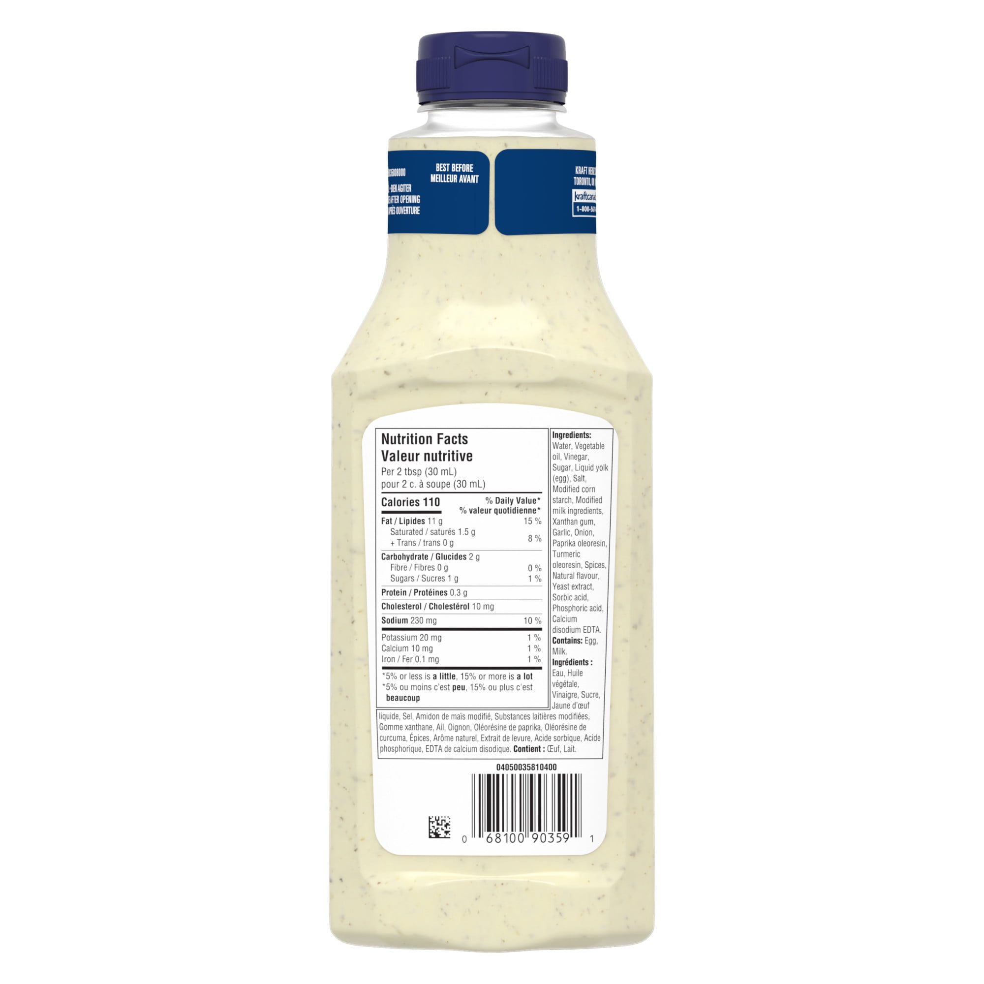 Kraft Rancher's Choice Salad Dressing, 425 mL Bottle