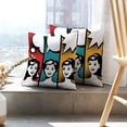 thumbnail image 6 of LALILO Throw Pillow Covers Comic Books With Retro Girl Pop Art Comic Art Cushion Cover 18" x 18", 2 Pack, 6 of 6
