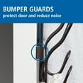 thumbnail image 5 of Mainstays SnugFit over-the-Door 6-Hook Rack, Storage for Towels, Clothes, No Drilling, Matte Black, 5 of 8