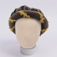 thumbnail image 4 of vlrwzc Brown Renaissance Beret Hat Medieval Themed Event Beanie Cap, 4 of 7