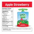 thumbnail image 2 of GoGo squeeZ Compote de Fruits, Pomme Fraise, Sans Sucre Ajouté. 90g par Sachet, 4 Sachets, 2 of 5