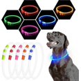 thumbnail image 1 of Usb Rechargeable Led Necklace Lighted Up Safety Bracelet Glowing Necklace Glow In The Dark Super Bright, 1 of 5