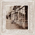 thumbnail image 2 of Tarras, Teo 26x26 Black Ornate Wood Framed with Double Matting Museum Art Print Titled - Street Cafe, 2 of 4