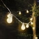 thumbnail image 5 of Fiudx Guirnalda de Luces Solares, Bombillas Led de Bajo Consumo, Diseño Impermeable E Irrompible, Decoración de Jardín Exterior, Fiestas En El Patio, Bodas, Panel Solar Ajustable, 10 Luces, Tamaño 20, 5 of 6