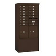 thumbnail image 2 of Salsbury Industries Freestanding USPS 17 Door Front Load 4C Horizontal Mail Center, 2 of 4