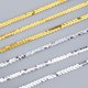 thumbnail image 5 of 200 yardas de tira plana de lentejuelas de 4 mm, adorno de lentejuelas doradas y plateadas para manualidades, flecos, costura y joyería., 5 of 7
