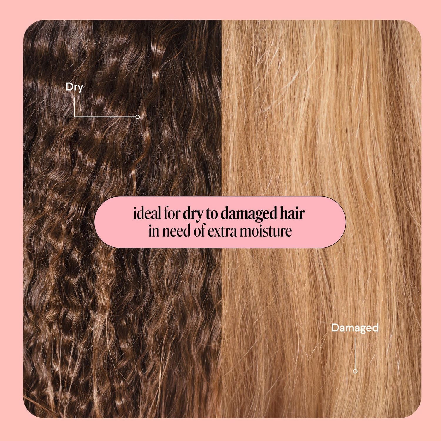 MONDAY Haircare DEEP MOISTURE Masque capillaire pour cheveux secs à abîmés avec kératine, huile d'argan, beurre de karité et huile de coco 250 ml Masque capillaire DEEP MOISTURE pour les cheveux。