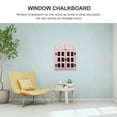 thumbnail image 3 of DEEPCRAFF Message Board Fake Window Chalkboard Hanging Design Wooden Pink 1Pack, 3 of 8