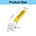 thumbnail image 2 of Uxcell Lever Handle for Ball Valve, Metal Valve Handle with Hole for Outdoor Faucet Replacement Repair Hose Bib Yellow 1 94mm, 2 of 7