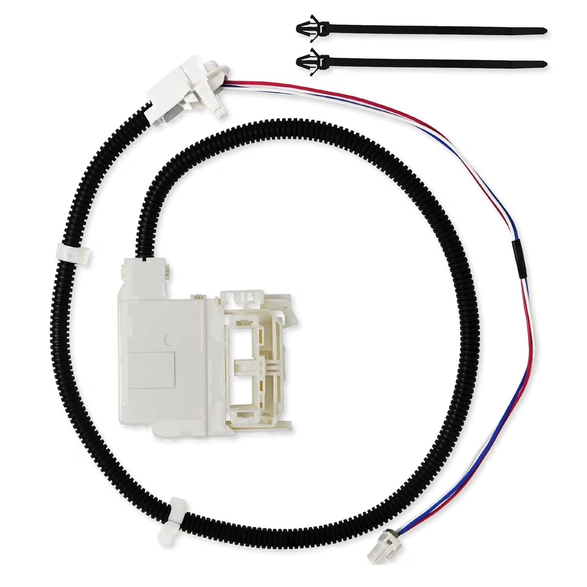 Washer Lid Lock with Wire Harness WH08X32657 WH08X31222 Compatible with Most GE Washing Machine Door Latch Replace 4963152 AP7033485