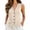 Beige, variant on Women Lightweight Vest Tank Top Summer Slim Fit Sleeveless Lapel Layered No Print Casual Wear