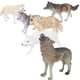 thumbnail image 1 of 6 Piezas de Juguetes de Lobo ANGGREK Modelo de Lobo Educativos para niños, 1 of 8