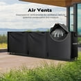 thumbnail image 2 of SPECSTAR 12ft Waterproof Firewood Log Rack Cover, Heavy Duty 600D Oxford Outdoor Weather Resistant Fire Wood Storage Holder Cover with Zipper and Hook Loop Tape, 2 of 7