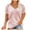 Pink, variant on Lolmot Summer Tops for Women 2023 Trendy Summer Plus Size Casual V Neck T Shirts for Women Mesh Short Sleeve Dressy Tops Shirts