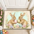 thumbnail image 4 of C Easter Door Mat Non Slip Absorbent Dirt Proof Durable Indoor Rug For Entryway Kitchen Bathroom And Home Decoration 15.7X23.6 Inch, 4 of 7