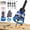 Blue, variant on 2&4 Flute Adjustable Counterbore with Depth Stop High Speed Steel Countersink Drill Bit for Wood Metal Plastic