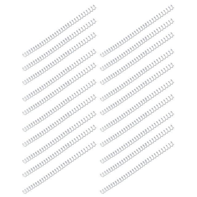 Plastic Spiral Binding Spines, 0.43in Inner Diameter Spiral Binding Coils ABS For Work Transparent