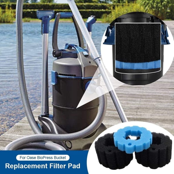 Almohadilla de filtro de repuesto, kit de medios de filtro de espuma, Pond Solutions Espuma de filtro de repuesto para estanque, compatible con el cubo Oase BioPress ShuxiuWang 9024735179559